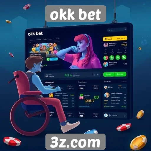 Acessibilidade e usabilidade do site okk bet