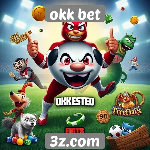 Diversidade de jogos disponíveis no OKK Bet